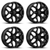 Set 4 Performance Replicas PR176 24x10 6x5.5 Matte Black Wheels 24" 24mm Rims