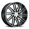 Set 4 Petrol P1C 17x8 5x105 Gloss Black W/ Machined Face Wheels 17" 40mm Rims