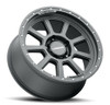 Set 4 17" Vision 350 Ojos Beadlock Satin Black 17x9 Wheels 5x5.5 (5x139.7) -40mm Rims