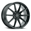 Set 4 Petrol P4B 17x8 5x105 Gloss Black Wheels 17" 40mm Rims