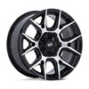 20" Moto Metal MO813 Mason Gloss Black Machined Face 20x9 6x135 6x5.5 10mm Wheel