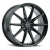 Set 4 Petrol P4B 17x8 5x4.25 Gloss Black Wheels 17" 40mm Rims For Dodge Lincoln