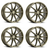 Set 4 17" Petrol P4B 17x8 5x110 Matte Bronze Wheels 40mm Rims