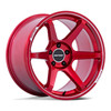 Set 4 18" Motegi MR160 Battle VI Cherry Red Metallic Mch Lip 18x9.5 5x100 38mm