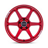 18" Motegi MR160 Battle Vi Cherry Red Metallic Mch Lip 18x8.5 5x100 30mm Wheel