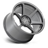 Set 4 18" Motegi MR160 Battle VI Gloss Gunzilla Machined Lip 18x9.5 5x4.5 0mm