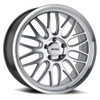 Set 4 Petrol P4C 17x8 5x105 Silver W/ Machined Face & Lip Wheels 17" 40mm Rims