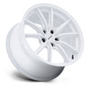 18" Motegi MR162 Zentoku Gloss White 18x9.5 Wheel 5x100 38mm Rim MR162WX18955M38