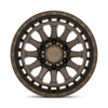 Set 4 Black Rhino Raid 17x8.5 5x5 Matte Bronze Wheels 17" -18mm Lifted Rims