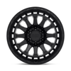 Set 4 Black Rhino Raid 17x8.5 5x5 Matte Black Wheels 17" 0mm For Jeep Truck Rims