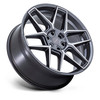 22" Niche NC281 Rise Anthracite Machined Face 22x9.5 Wheel 5x112 20mm Rim