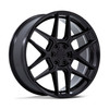24" Niche NC281 Rise Gloss Black 24x10 Wheel 5x112 20mm Rim NC281BX24105720