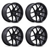 Set 4 20" Niche NC279 Prodigy 5 Matte Black 20x11 Wheels 5x120 50mm Rims