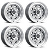 Set 4 19.5" Vision 81 Heavy Hauler Machined 19.5x7.5 Wheels 8x6.5 (8x165.1) 0mm Rims