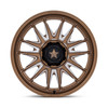 18" MSA Offroad Wheels M55 Commander UTV Bronze Milled 18x7 Wheel 5x4.5 10mm Rim