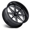 Set 4 15" MSA Offroad Wheels M54 Spark UTV Black Milled 15x7 4x110 10mm Rims