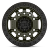 Set 4 17" Black Rhino Avenger Beadlock 17x8.5 6x5.5 Green Black Wheels -30mm Rim