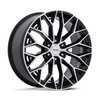 Set 4 20" Petrol PE006 P5E Gloss Black Machined 20x9.5 Wheels 6x135 30mm Rims