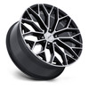 Set 4 20" Petrol PE006 P5E Gloss Black Machined 20x9.5 Wheels 6x135 30mm Rims