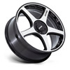 17" Petrol PE003 P2E Gloss Black Machined Face 17x8 Wheel 5x100 5x120 35mm Rim