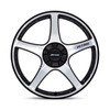 18" Petrol PE003 P2E Gloss Black Machined Face 18x8 Wheel 5x4.25 5x4.5 40mm Rim