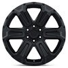 Set 4 17" Black Rhino Wanaka 17x8.5 5x5 35mm Matte Black Wheels Offroad Rims