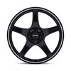 Set 4 19" Petrol PE003 P2E 19x8 5x110 5x115 40mm Wheels Black Machined Lip Rims