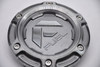 Fuel Silver Machined Wheel Center Cap Hub Cap U1006-79LVC 4" 6x135 6x5.5 Snap in for FC401 Brawl