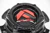 Fuel Gloss Black Red Logo Wheel Center Cap Hub Cap 1004-37GBQ 5.5" 6 Lug for Fuel Ignite Hurricane