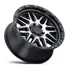 Set 4 17" Black Rhino Alamo 17x9 Black MachFace Stainless Bolts 6x135 Wheels 12