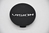 Vision Satin Black Wheel Center Cap Hub Cap C471SB-V 2.5" 471 Splinter