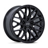Set 4 17" Petrol PE004 P3E Matte Black 17x8 Wheels 5x110 40mm Rims