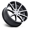 22" Petrol PE007 P6E Gloss Black Machined Face 22x9.5 Wheel 6x135 30mm SUV Rim