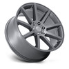 Set 4 22" Petrol PE007 P6E Matte Gunmetal 22x9.5 Wheels 6x135 30mm Truck SUV Rim