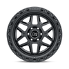 Set 4 Black Rhino Kelso 17x9 5x5 Matte Black Wheels 17" 0mm For Jeep Truck Rims