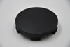 AfterMarket Flat Black Wheel Center Cap Hub Cap (BL)N37 2.5" Blank No Logo Black Snap in