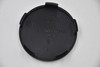 AfterMarket Flat Black Wheel Center Cap Hub Cap (BL)N37 2.5" Blank No Logo Black Snap in