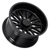 Set 4 20" Lock Extreme Apex Gloss Black 20x9 Wheel 8x180 1mm Truck Offroad Rim