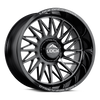 Set 4 20" Lock Extreme Assault Gloss Black Milled 20x9 6x135 6x5.5 1mm Wheels