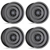 Set 4 17" Black Rhino Solid 17x9.5 5x5 Matte Gun Black Wheels -18mm Lifted Rims