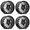 Set 4 Victor Equipment Wurttemburg 18x11 5x130 Black Black Wheels 18" 36mm