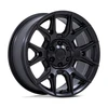 17" Moto Metal MO813 Mason 17x8.5 6x5.5 0mm Matte Black Offroad Truck SUV Rim