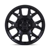 17" Moto Metal MO813 Mason 17x8.5 6x5.5 0mm Matte Black Offroad Truck SUV Rim