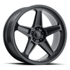 Set 4 20" Performance Replicas PR186 20x10.5 5x115 25mm Wheels Matte Black Rims
