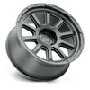 Set 4 18" Black Rhino Chase 18x8 5x5 10mm Wheels Matte Black For Jeep Truck Rims