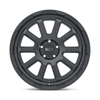 Set 4 Black Rhino Chase 18x8 5x5 Matte Black Wheels 18" 10mm Rims For Jeep