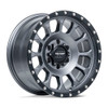 Pro Comp PA34 Rockwell 17x8 6x5.5 Matte Graphite Black Lip Wheel 17" 0mm