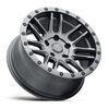 Set 4 Black Rhino Arches 18x8 5x5 Brushed Gunmetal Black Bolts Wheels 18" 30mm