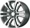 Set 4 22" Performance Replicas PR182 22x9 6x5.5 Gunmetal Machined Wheels 24mm