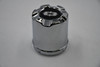 Vision Chrome/ Black & Chrome Logo Wheel Center Cap Hub Cap C547AL 2.625" Vision Push Thru